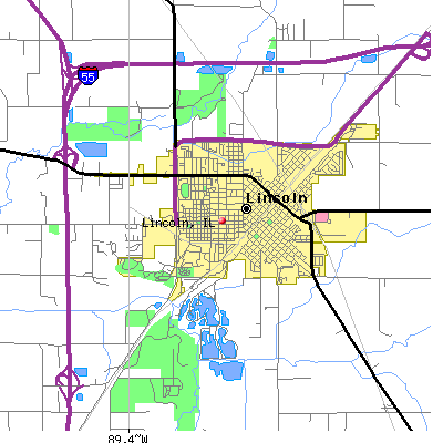 Lincoln map