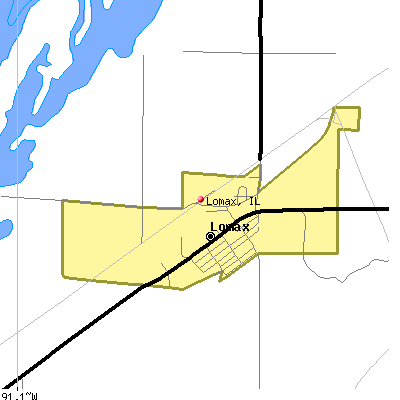 Lomax map