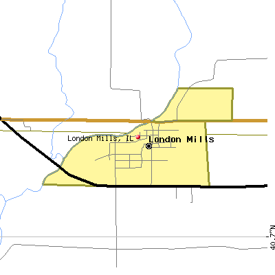 London Mills map