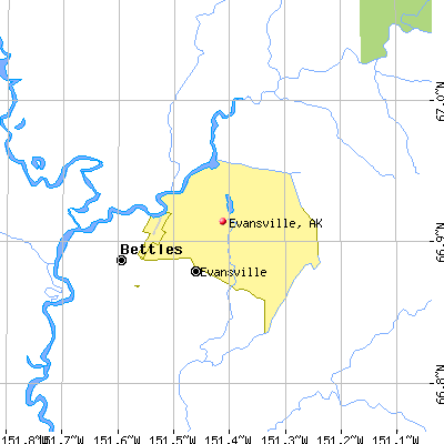 Evansville map
