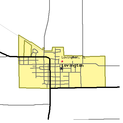 Lovington map