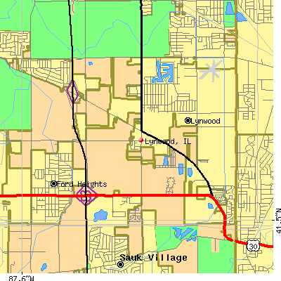 Lynwood map