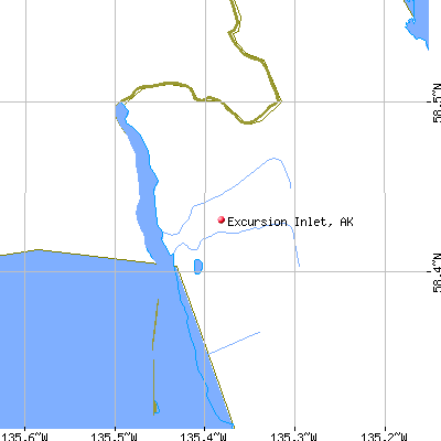 Excursion Inlet map