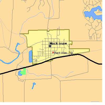 Mackinaw map