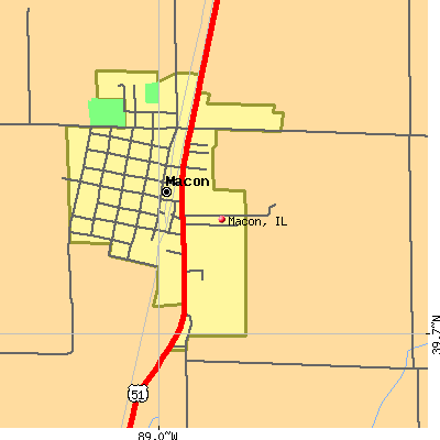 Macon map