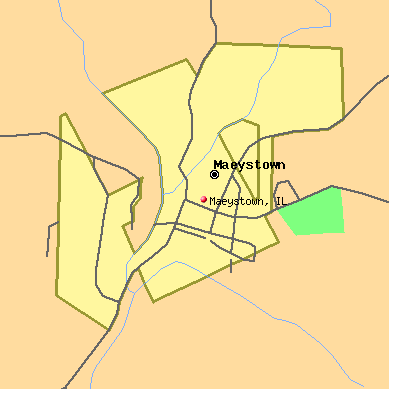 Maeystown map