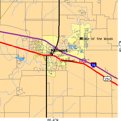 Mahomet map