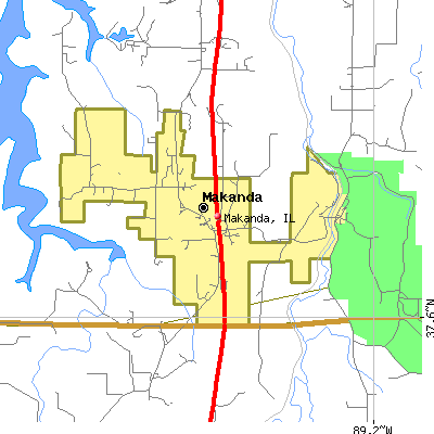 Makanda map