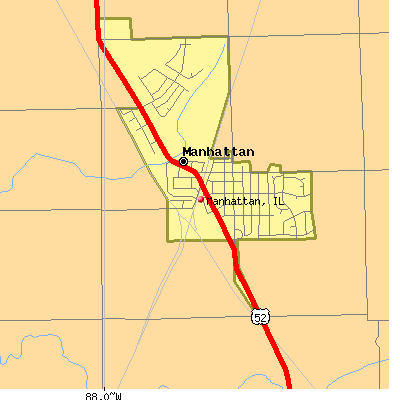 Manhattan map