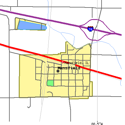 Mansfield map