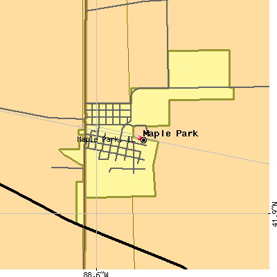 Maple Park map