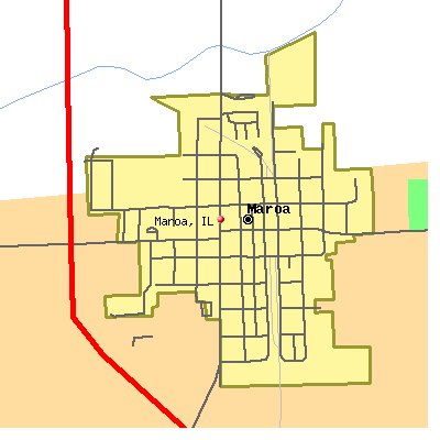 Maroa map