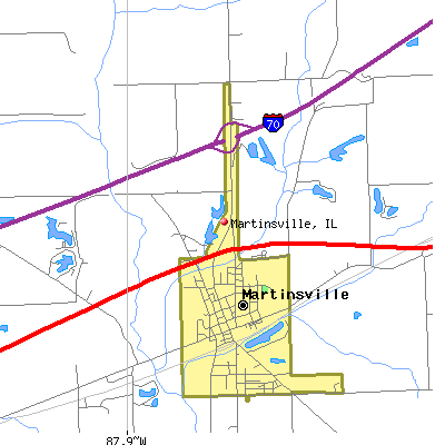 Martinsville map