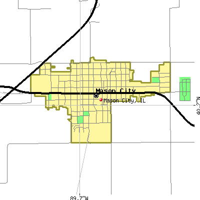 Mason City map