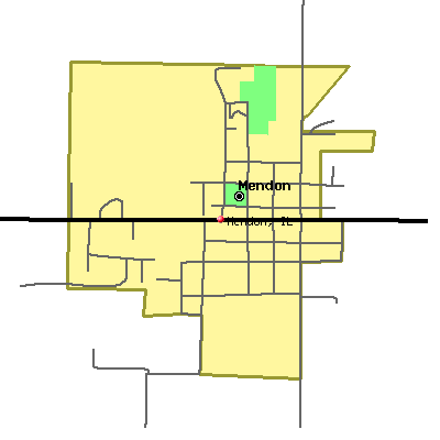 Mendon map