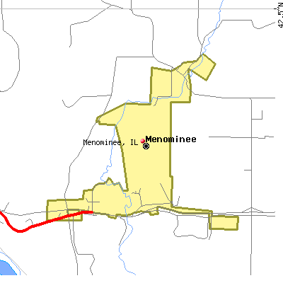Menominee map