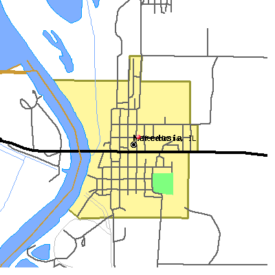 Meredosia map