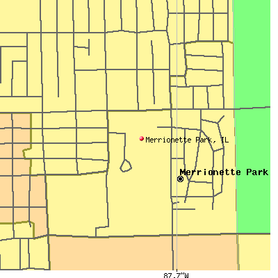 Merrionette Park map