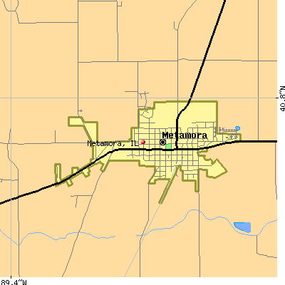 Metamora map