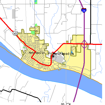 Metropolis map