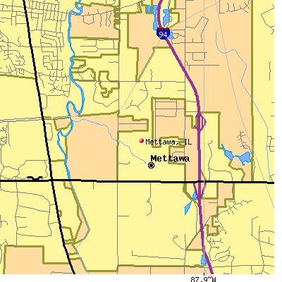 Mettawa map
