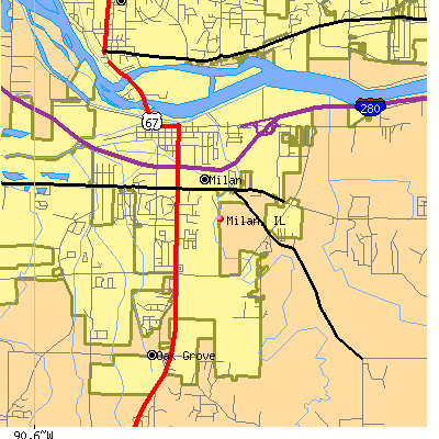 Milan map