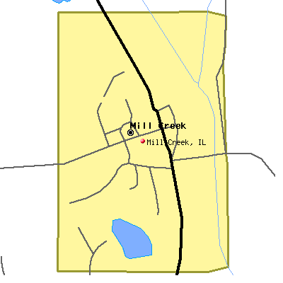 Mill Creek map