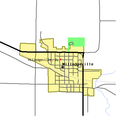 Milledgeville map