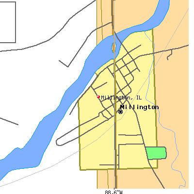 Millington map