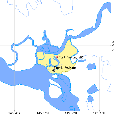 Fort Yukon map