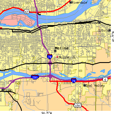 Moline map