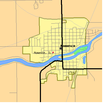 Momence map