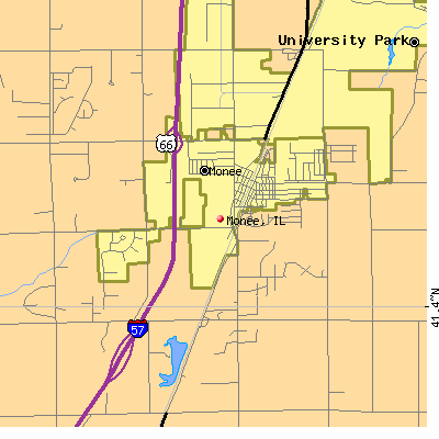 Monee map