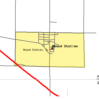 Mound Station map