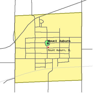 Mount Auburn map