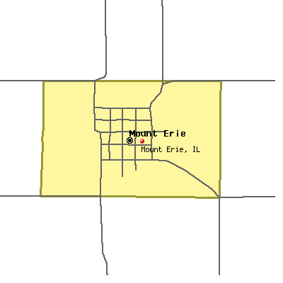Mount Erie map