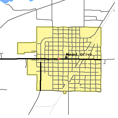 Mount Olive map