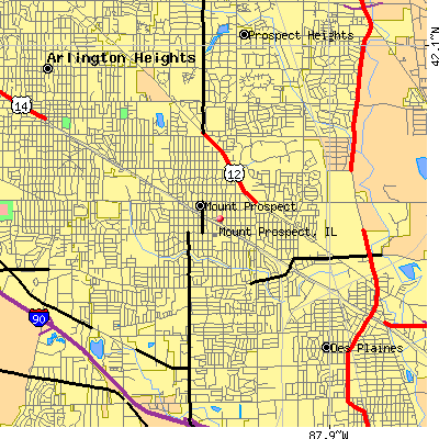 Mount Prospect map