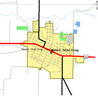 Mount Sterling map