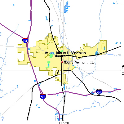 Mount Vernon map