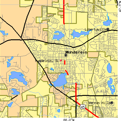 Mundelein map