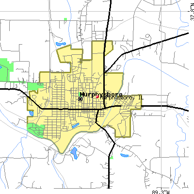 Murphysboro map