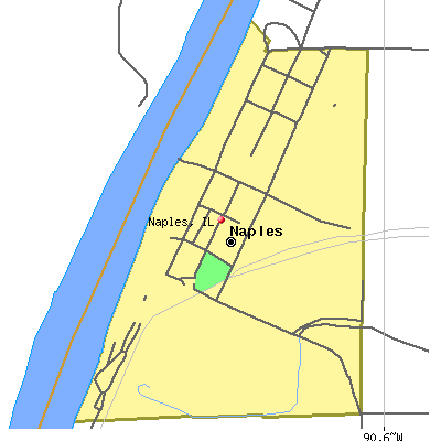Naples map