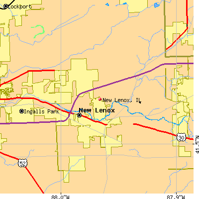 New Lenox map