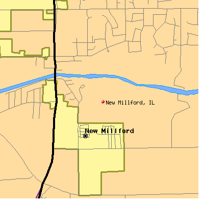 New Millford map