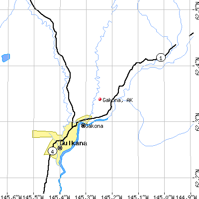 Gakona map