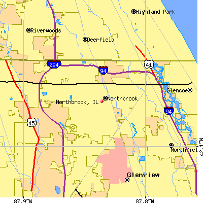 Northbrook map