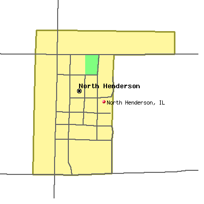 North Henderson map