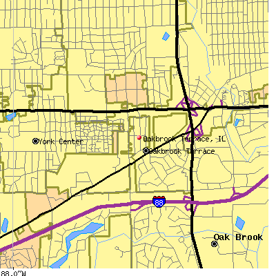 Oakbrook Terrace map