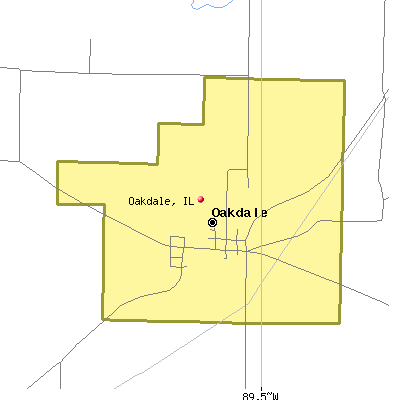 Oakdale map
